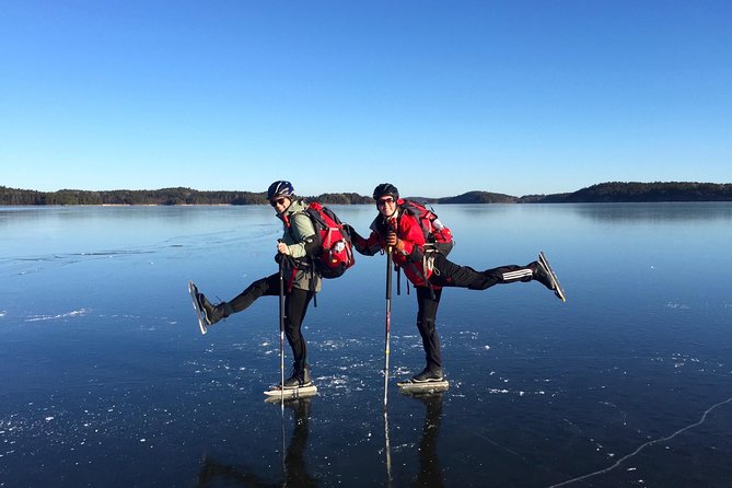 A Day on the Ice in Stockholm - Natural ice near Stockholm, picked for the day you go