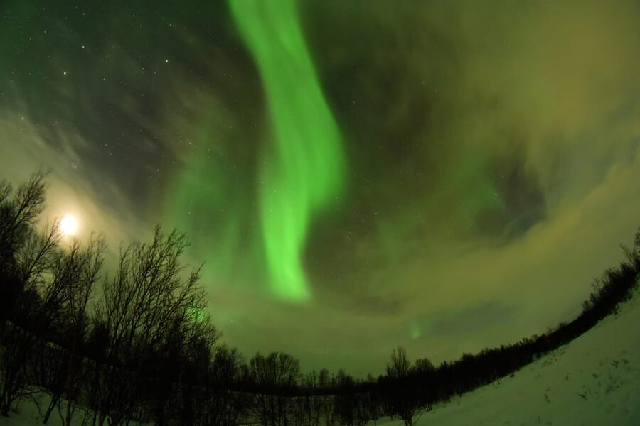 Abisko: Aurora Chasing with Snowmobiles - Safety briefing, warm gear, and how you actually ride