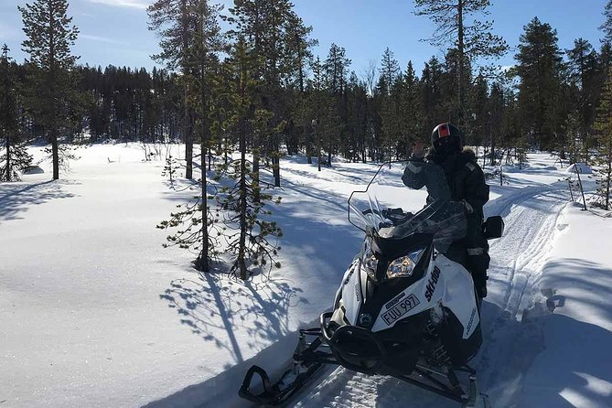 Afternoon Snowmobile Tour - Riding route basics: Torne River, lakes, and forest tracks