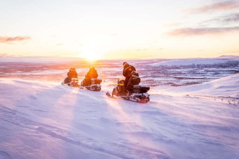 Arctic Dream - Snowmobile Safari to Lapland Viewpoint - Lapland Viewpoint: the payoff over Lapland and Sweden’s highest mountain range