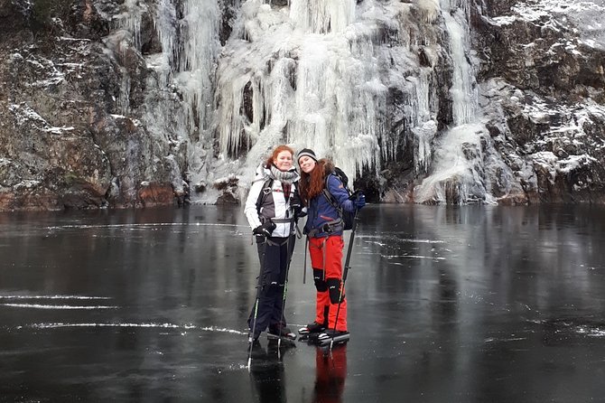Beginner friendly Nordic Ice Skating On lakes in Stockholm - Start Point: Tideliusgatan 62 and a Simple Getting-Ready Flow