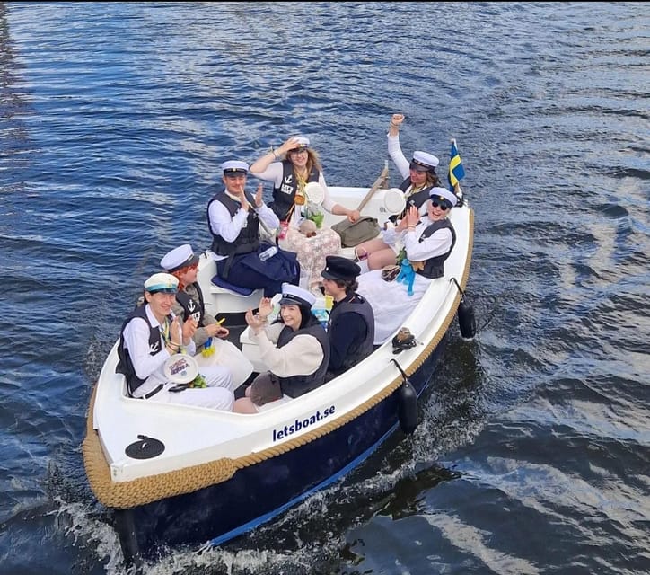 Gothenburg city center: Electric selfdrive boat tour - Price and ride length: $99 per group, how it plays out