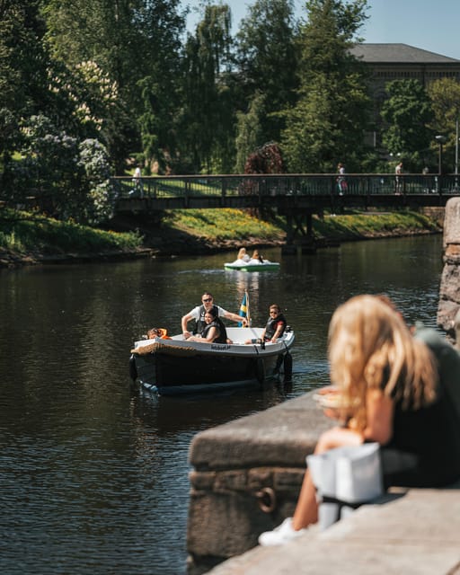 Gothenburg city center: Electric selfdrive boat tour - Getting started at Christina Nilssons gata 1 (and finding the dock fast)