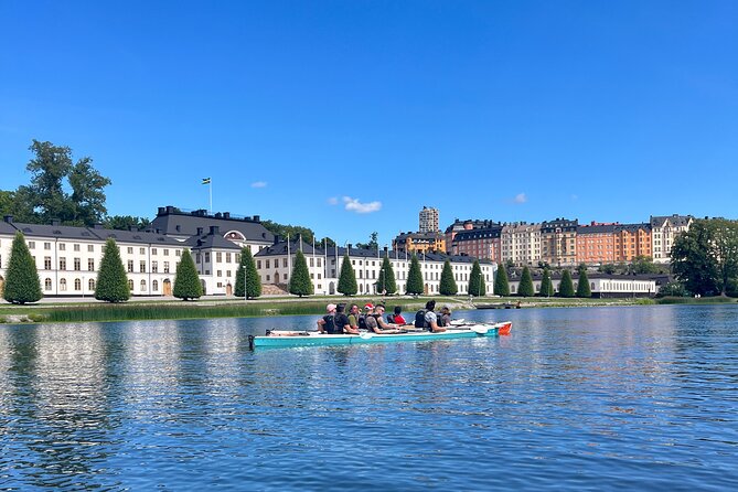 Guided Kayak Tour in Central Stockholm - Entering Karlbergs Strand and Getting on the Water