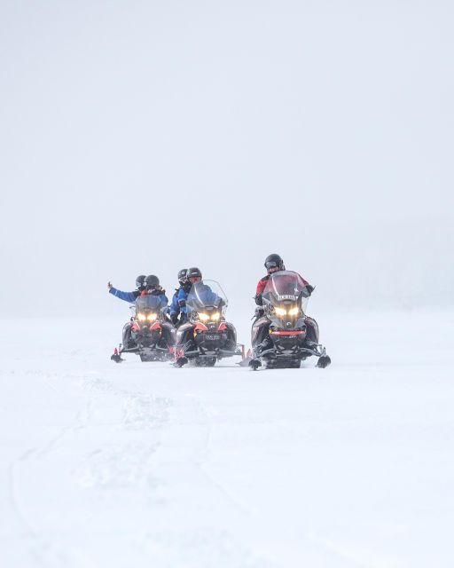 Luleå : Snowmobile - Forest and Ice Nature Tour 2h - Stop style details: tea and coffee breaks that make the trip feel longer