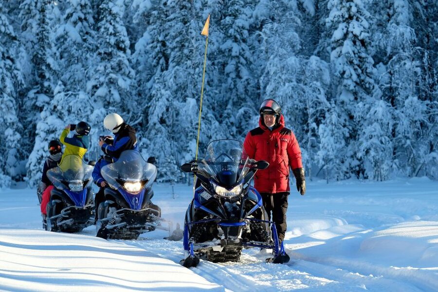 Luleå : Snowmobile - Forest and Ice Nature Tour 2h - Where the route ends: drop-offs back to your Luleå hotel area