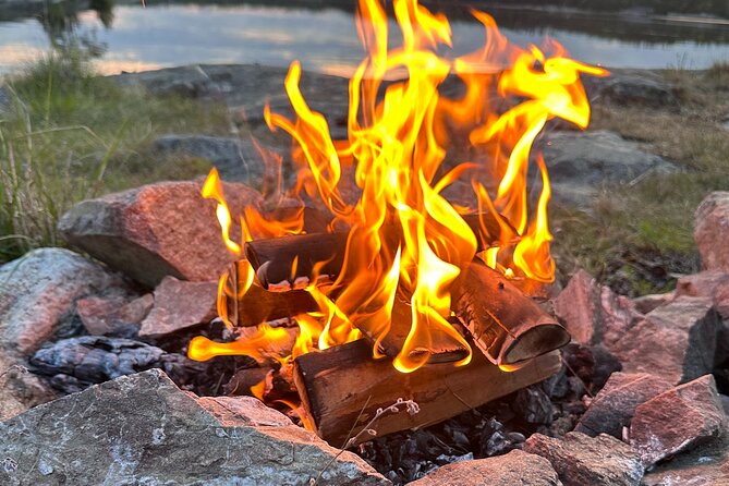 Midnight Sun and Campfire - National Park evening hike Stockholm - Getting there from Stockholm without adding stress