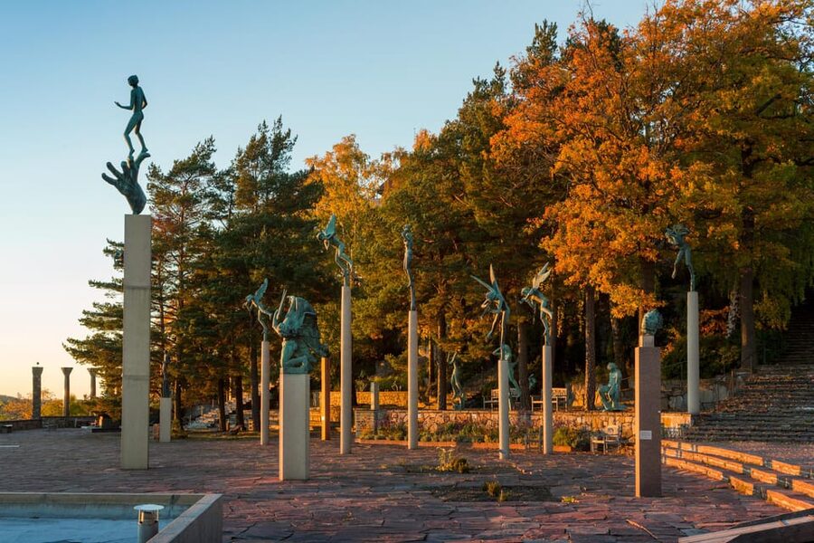Millesgården Museum: sculpture park and art galllery - Practical timing and an easy order that works