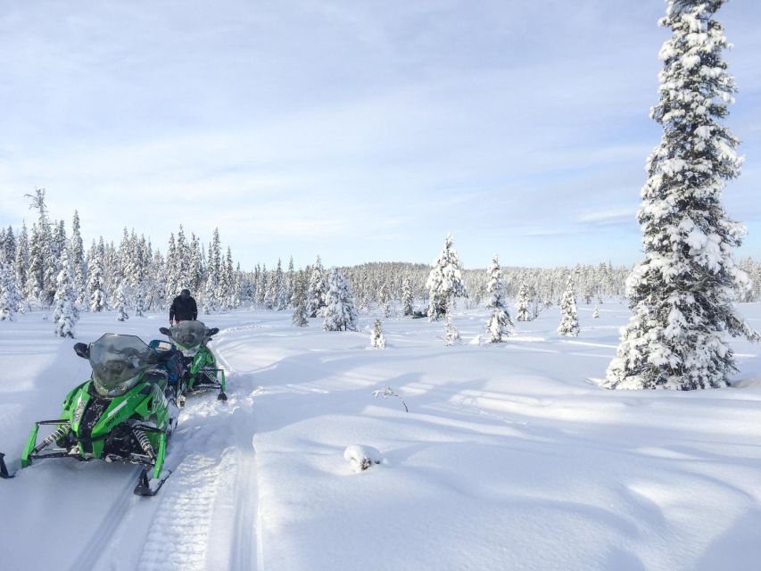 Polar Nature Tour on Snowmobile - The 30-minute safety briefing and how shared snowmobiles work