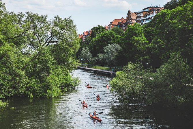 Self-Guided Kayak Adventure In Central Stockholm (One-man kayak) - Private, independent, and not for every mood