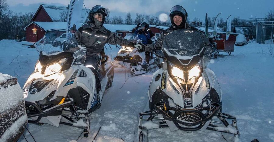 Snowmobile Adventure Abisko (Shared) - Entering the machine: how the tour handles safety and first-timers