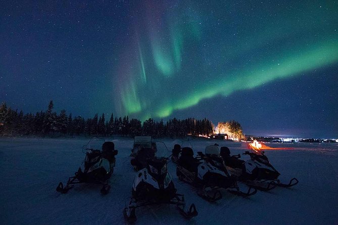 Snowmobile Aurora Expedition with dinner - What You Do First: Gear Pick-Up and Snowmobile Training