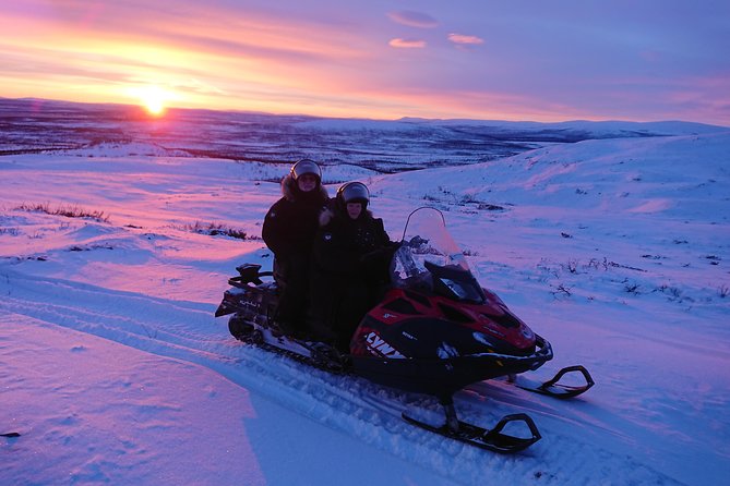 Snowmobile Safari to Lapland viewpoint - Máttaráhkká Northern Light Lodge to the Lapland Viewpoint Above the Tree Line
