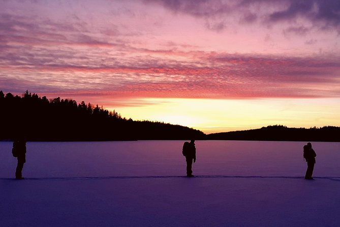 Snowshoe Winter Hike from Stockholm - How the route changes: national park or nature reserve