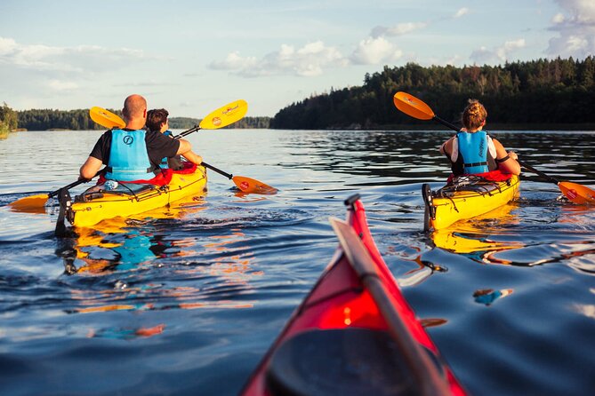 Stockholm Archipelago Sunset Kayaking and Fika tour - The route concept: forts, nature reserve, harbor cottages, and the Ytterby twist