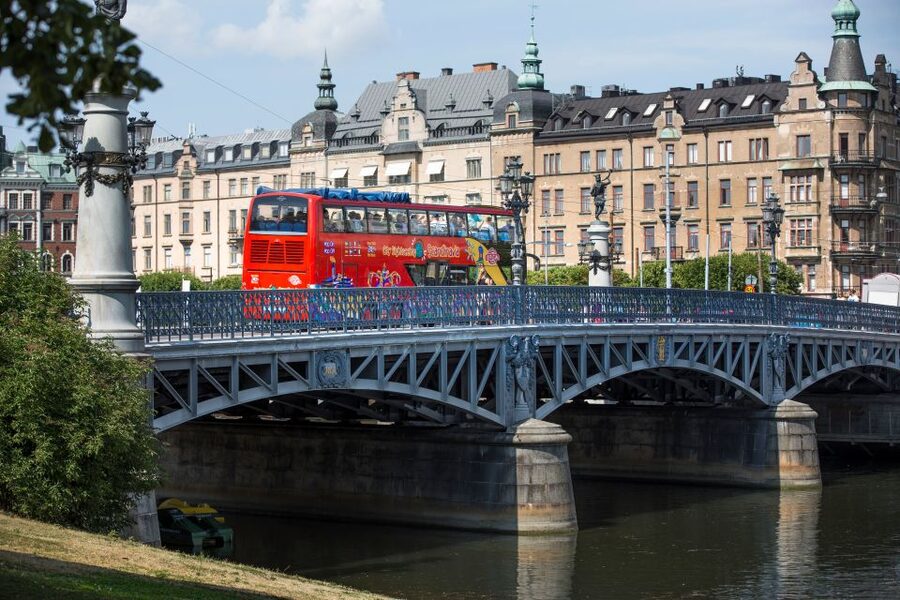Stockholm: City Sightseeing Hop-On Hop-Off Bus Tour - Stureplan, Hötorget market area, and the Ice Bar at Stop 12 to Stop 14