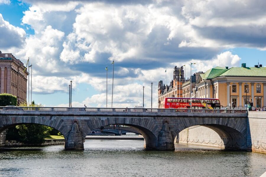 Stockholm: City Sightseeing Hop-On Hop-Off Bus Tour - City Hall at Stop 15 and the cruise terminals at Stops 16 to 18