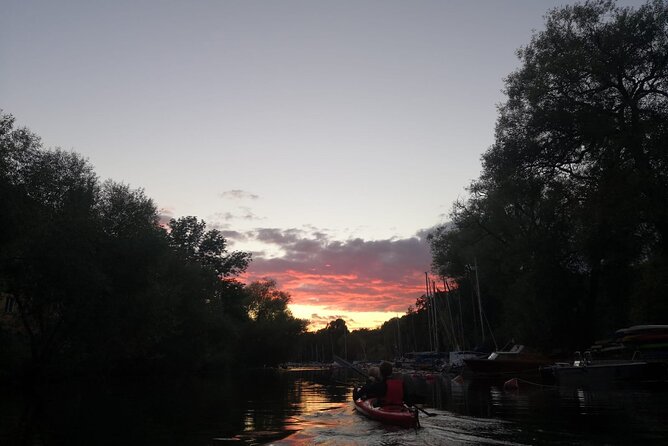 Stockholm Evening Kayak with BBQ - Small Group - Stop 1 at Långholmen: paddling out from Hornstull, then settling in