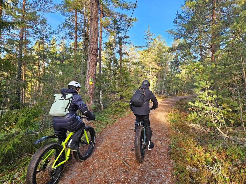 Stockholm: Fat Bike Forest Adventure with Lunch and Sauna - Sauna and showers after the ride: the warm reset you came for