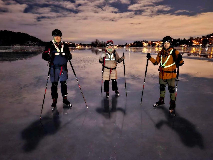 Stockholm: Ice Skating in the Moonlight with Hot Chocolate - Surprise factor on the ice: weather, ice conditions, and off-the-routine views
