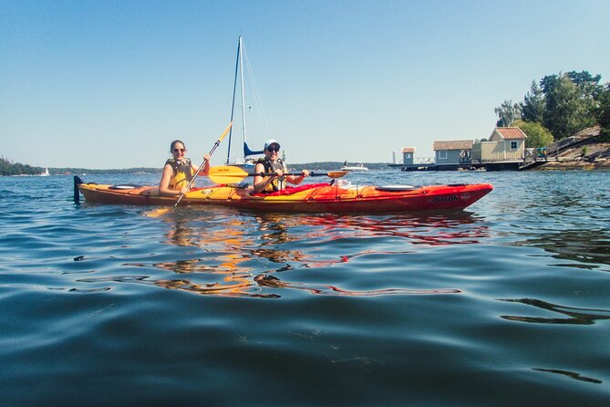 Stockholm: Kayaking tour around Vaxholm Archipelago with Fika - Resarö Island and Ytterby Mine: the four elements that made science personal