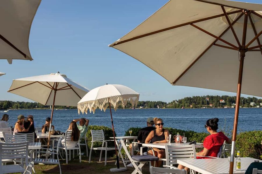 Vaxholm & Stockholm Archipelago: Guided Excursion, Day Trip - Entering the Stockholm Archipelago from the Nationalmuseum side