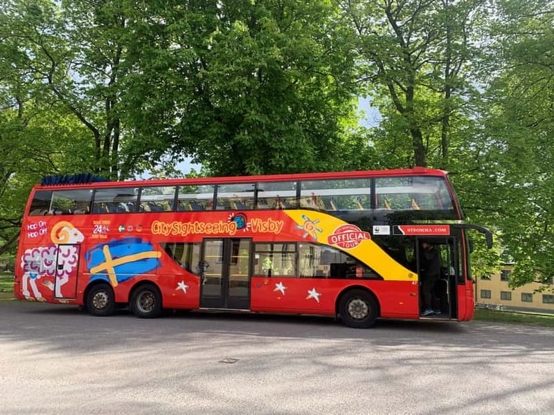 Visby: Hop-On Hop-Off 1 day Bus Tour - Hop-On Hop-Off Freedom With 10 Stops Across Both Sides of Town